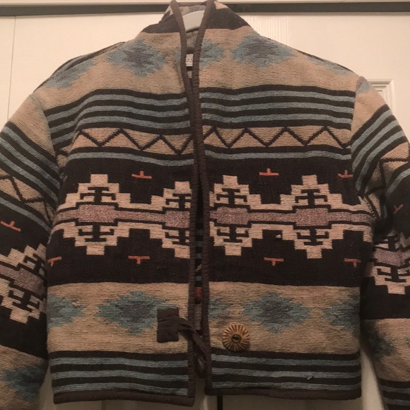 Free People Multicolor Patterned Jean Jacket - Picture 2 of 7